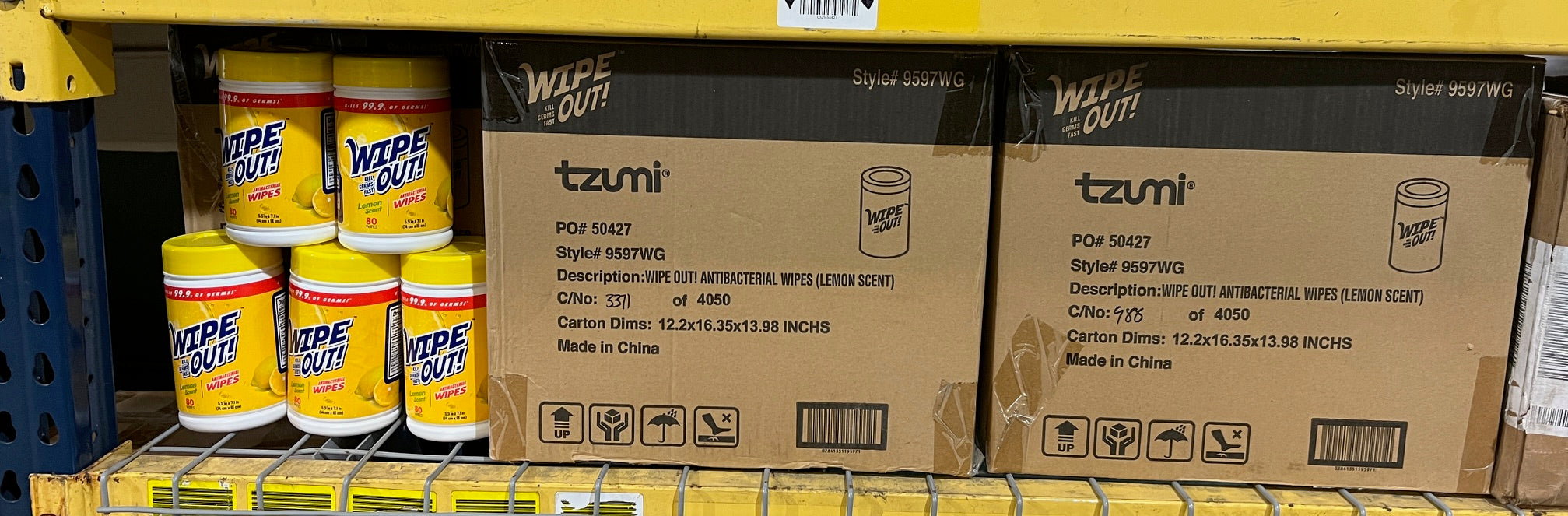 Wipe out Tzumi Antibacterial Wipes